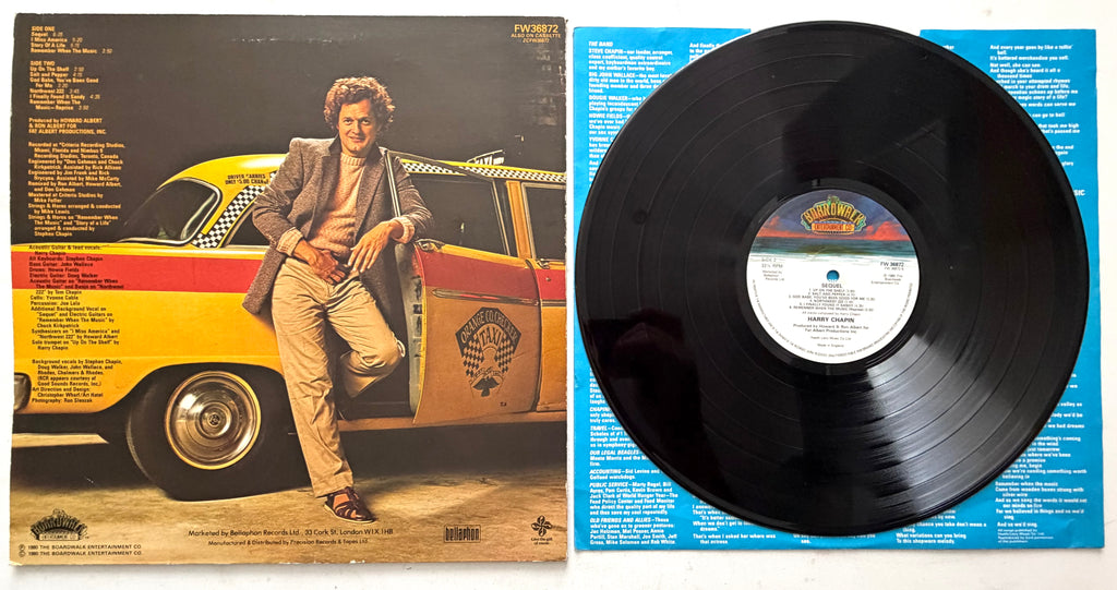 Harry Chapin - Sequel - LP 12" Vinyl Album (1980)