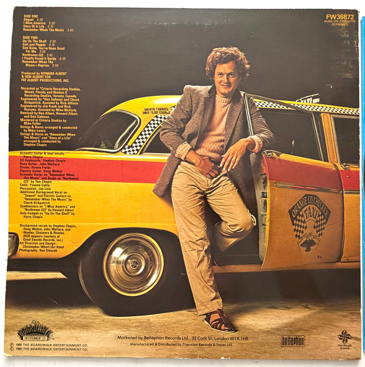 Harry Chapin - Sequel - LP 12" Vinyl Album (1980)