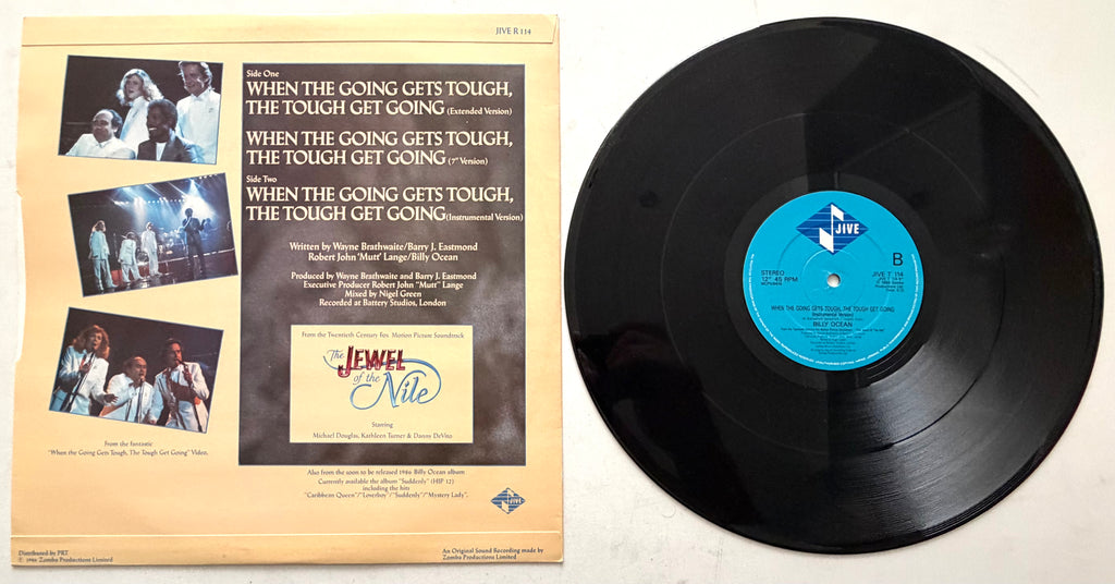 Billy Ocean - When The Going Gets Tough, The Tough Get Going - 12" Single (1986)