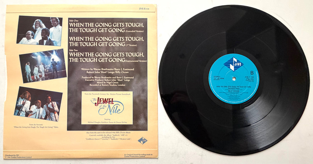 Billy Ocean - When The Going Gets Tough, The Tough Get Going - 12" Single (1986)