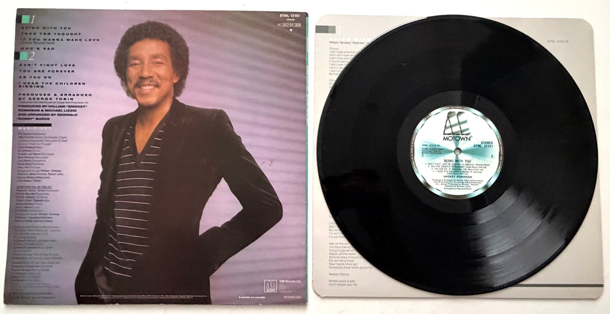 Smokey Robinson - Being With You - LP 12" Vinyl (1981)