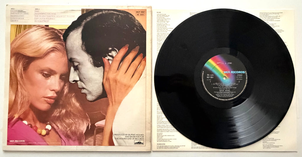 Rupert Holmes - Partners In Crime - LP 12" Vinyl (1979)