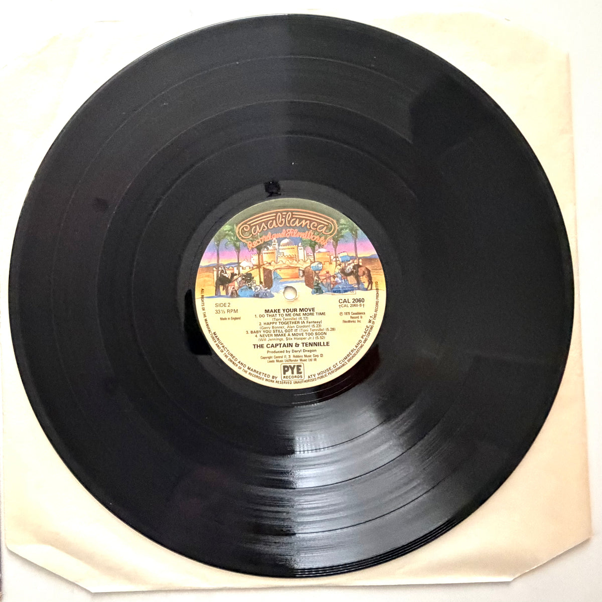 The Captain & Tennille - Make Your Move - LP 12" Vinyl (1979)