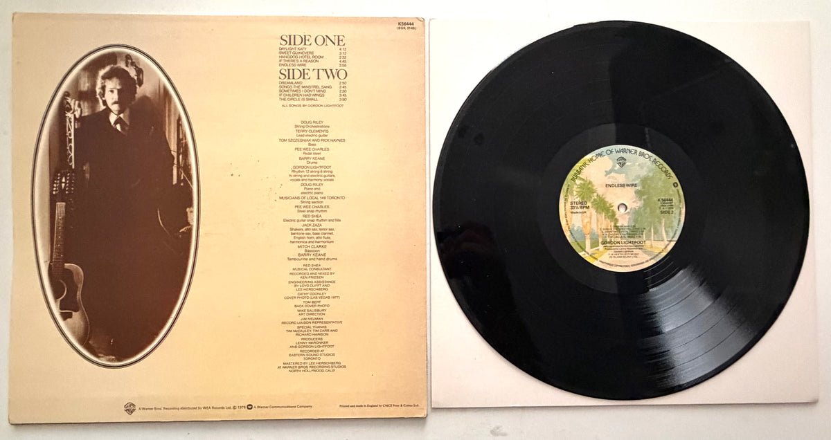 Gordon Lightfoot - Endless Wire - LP 12" Vinyl (1978)