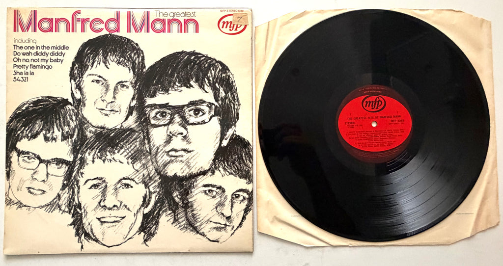 Manfred Mann - The Greatest Hits Of Manfred Man - LP 12" Vinyl (1966)