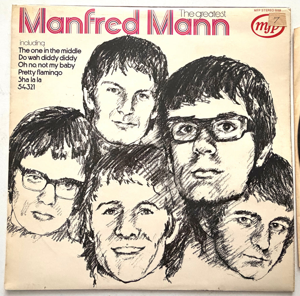 Manfred Mann - The Greatest Hits Of Manfred Man - LP 12" Vinyl (1966)