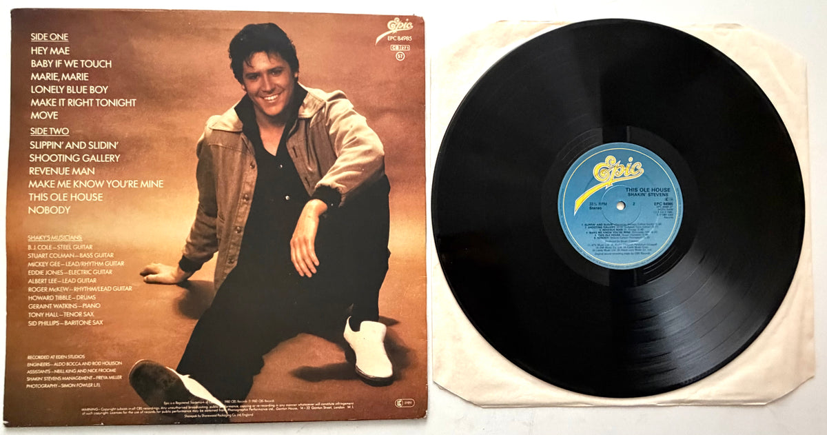 Shakin' Stevens - This Ole House - LP 12" Vinyl (1980)