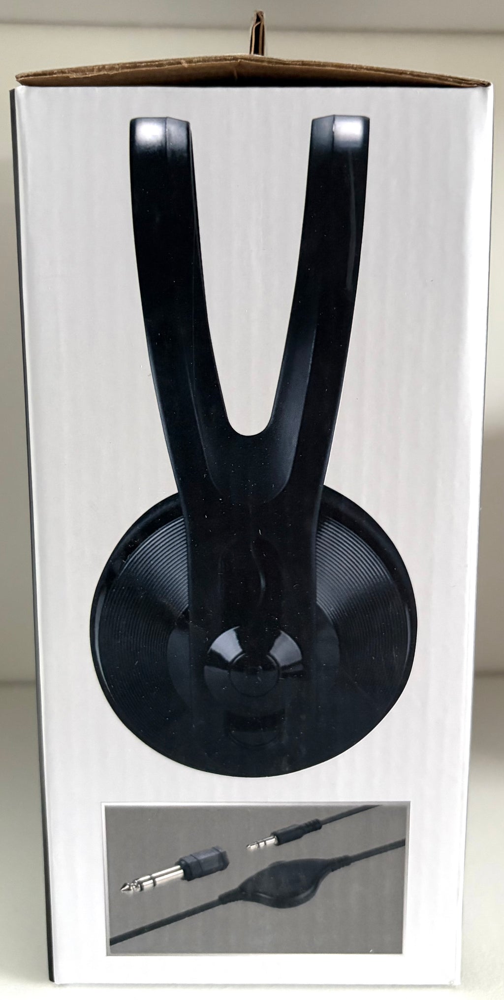 Vivanco Wired Stereo SR97 TV Headphones, Black, 5m Cable Length