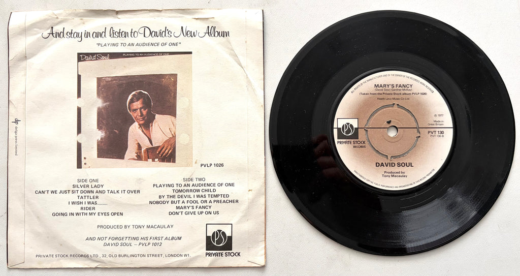 David Soul - Let's Have A Quiet Night In - 7" Vinyl Single (1977)
