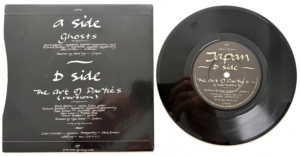 Japan - Ghosts - 7" Vinyl Single (1981)