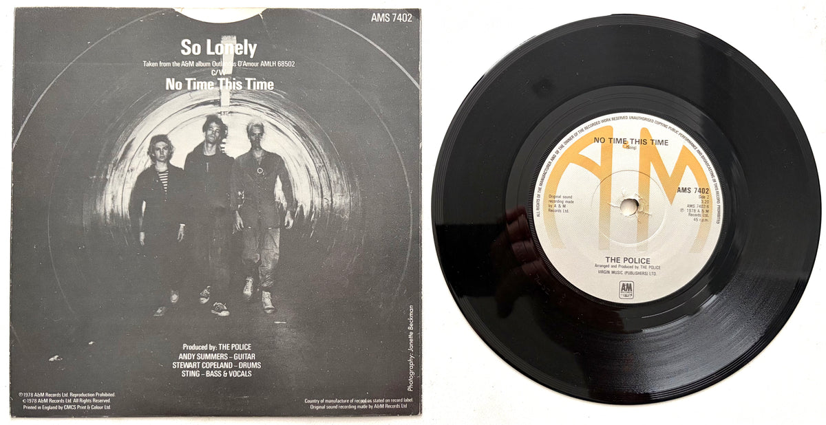 The Police - So Lonely - 7" Vinyl Single (1978)