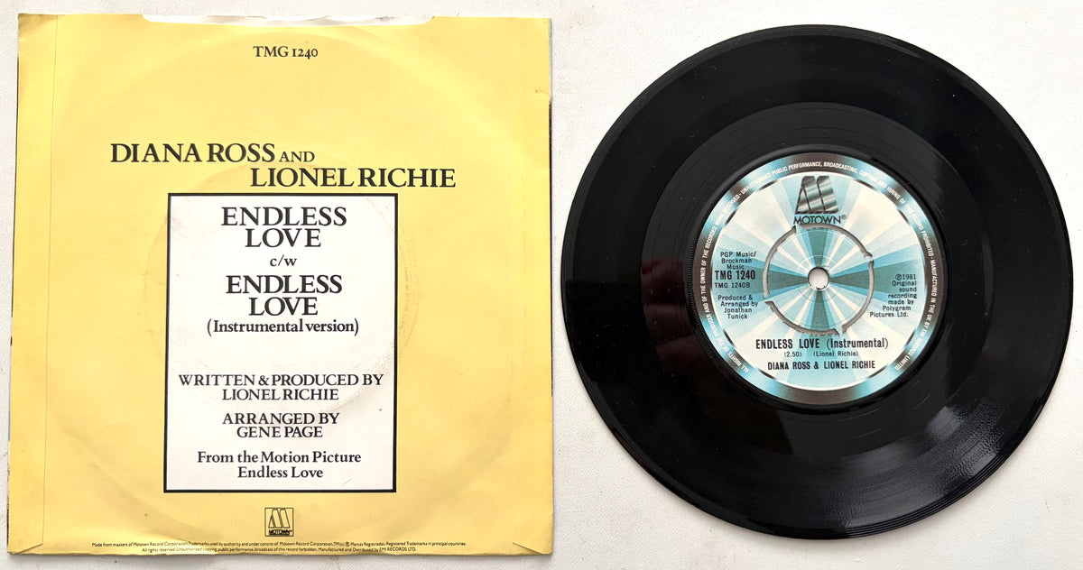 Diana Ross & Lionel Richie - Endless Love - 7" Vinyl Single (1981)