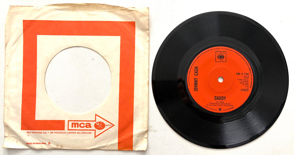Johnny Cash And The Evangel Temple Choir - A Thing Called Love - 7" Vinyl (1972)