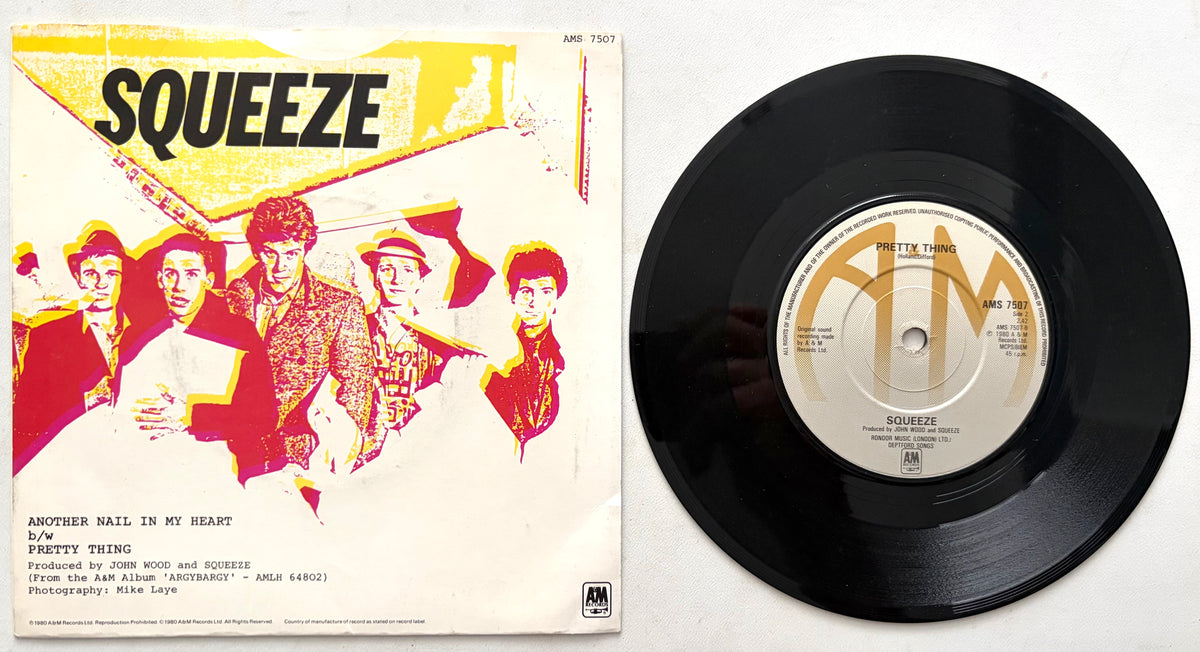 Squeeze - Another Nail In My Heart - 7" Vinyl Single (1980)
