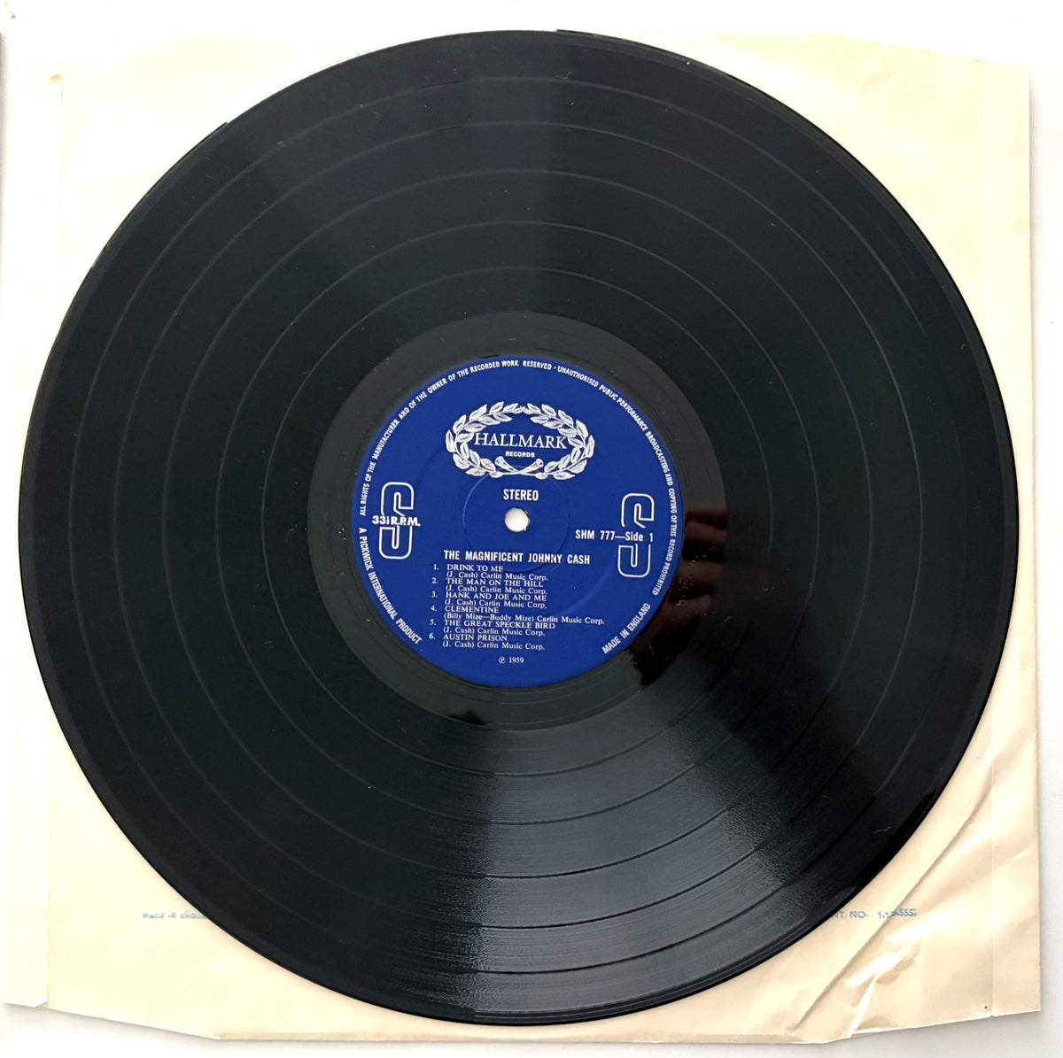 Johnny Cash - The Magnificent Johnny Cash - LP 12" Vinyl Album (1972)