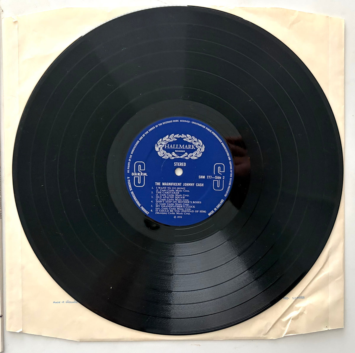 Johnny Cash - The Magnificent Johnny Cash - LP 12" Vinyl Album (1972)