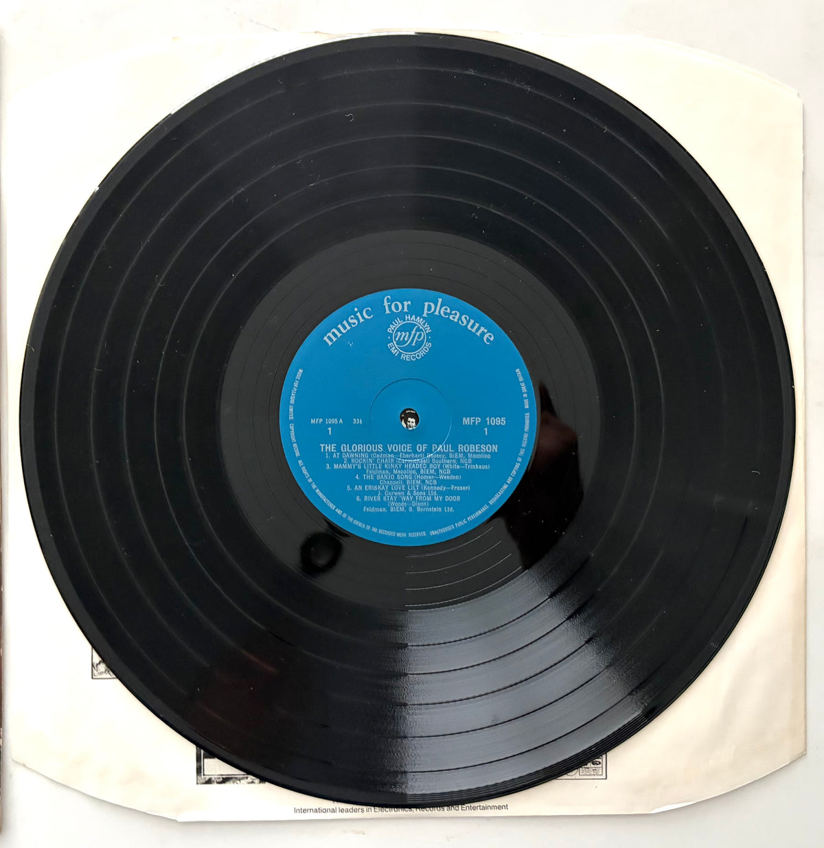 Paul Robeson - The Glorious Voice Of Paul Robeson - LP 12" Vinyl Album (1966)