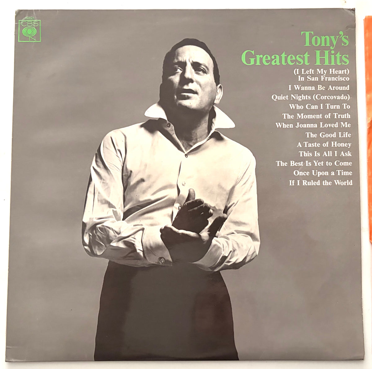 Tony Bennett - Tony Bennett's Greatest Hits - LP 12" Vinyl Album (1966)