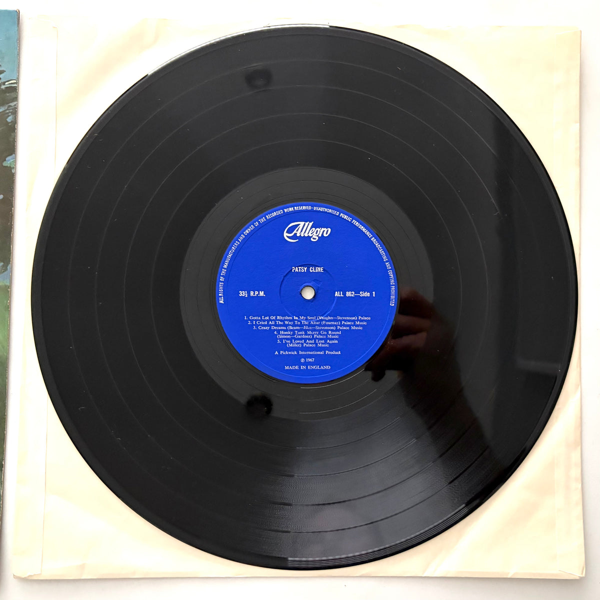 Patsy Cline - Patsy Cline - LP 12" Vinyl Album (1967)