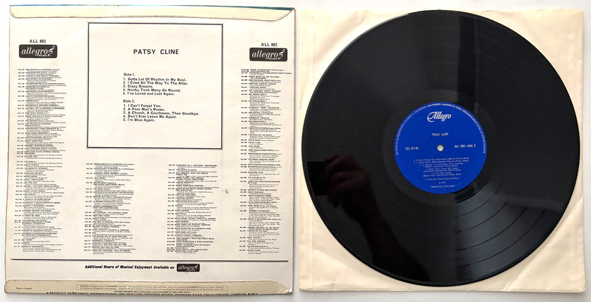 Patsy Cline - Patsy Cline - LP 12" Vinyl Album (1967)
