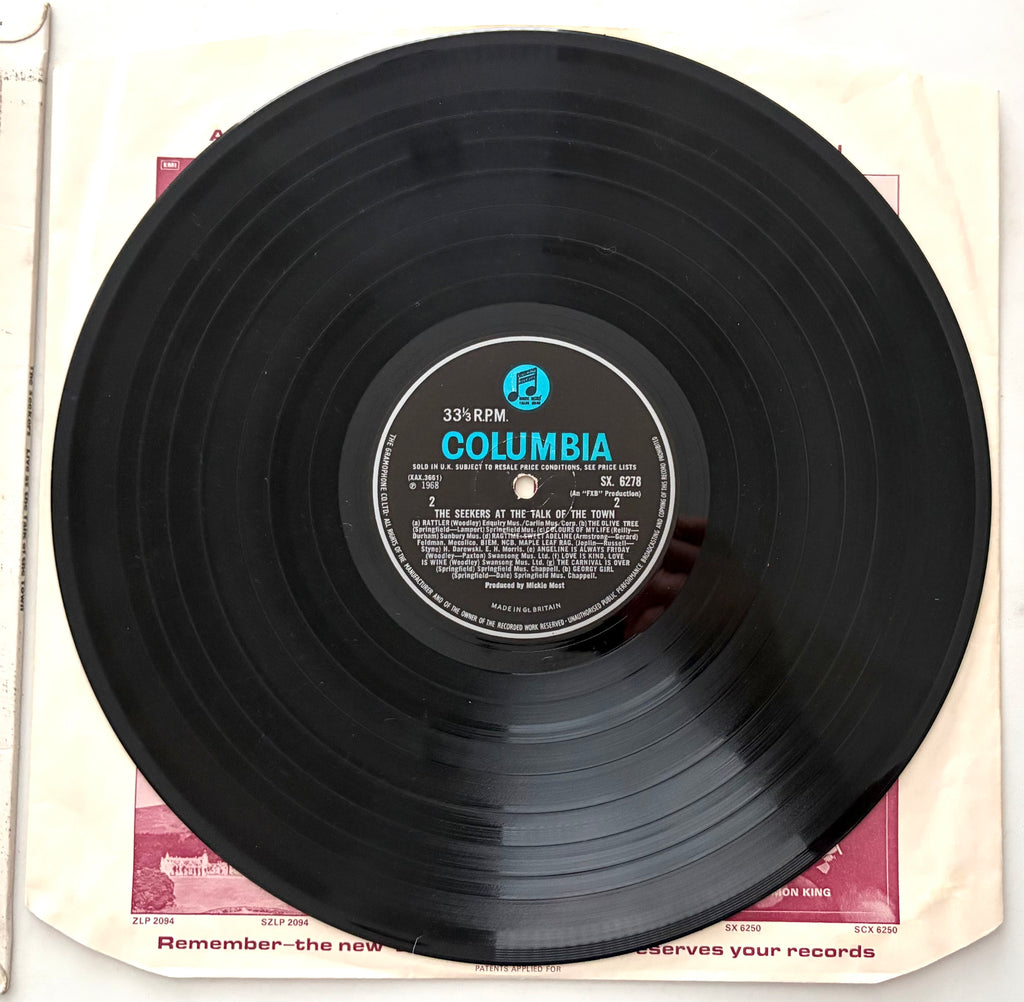 The Seekers - The Seekers At The Talk Of The Town - LP 12" Vinyl Album (1968)
