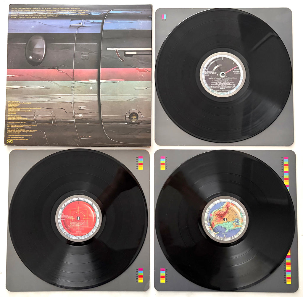 Wings - Wings Over America - Triple LP 12" Vinyl Album with Posters (1976)