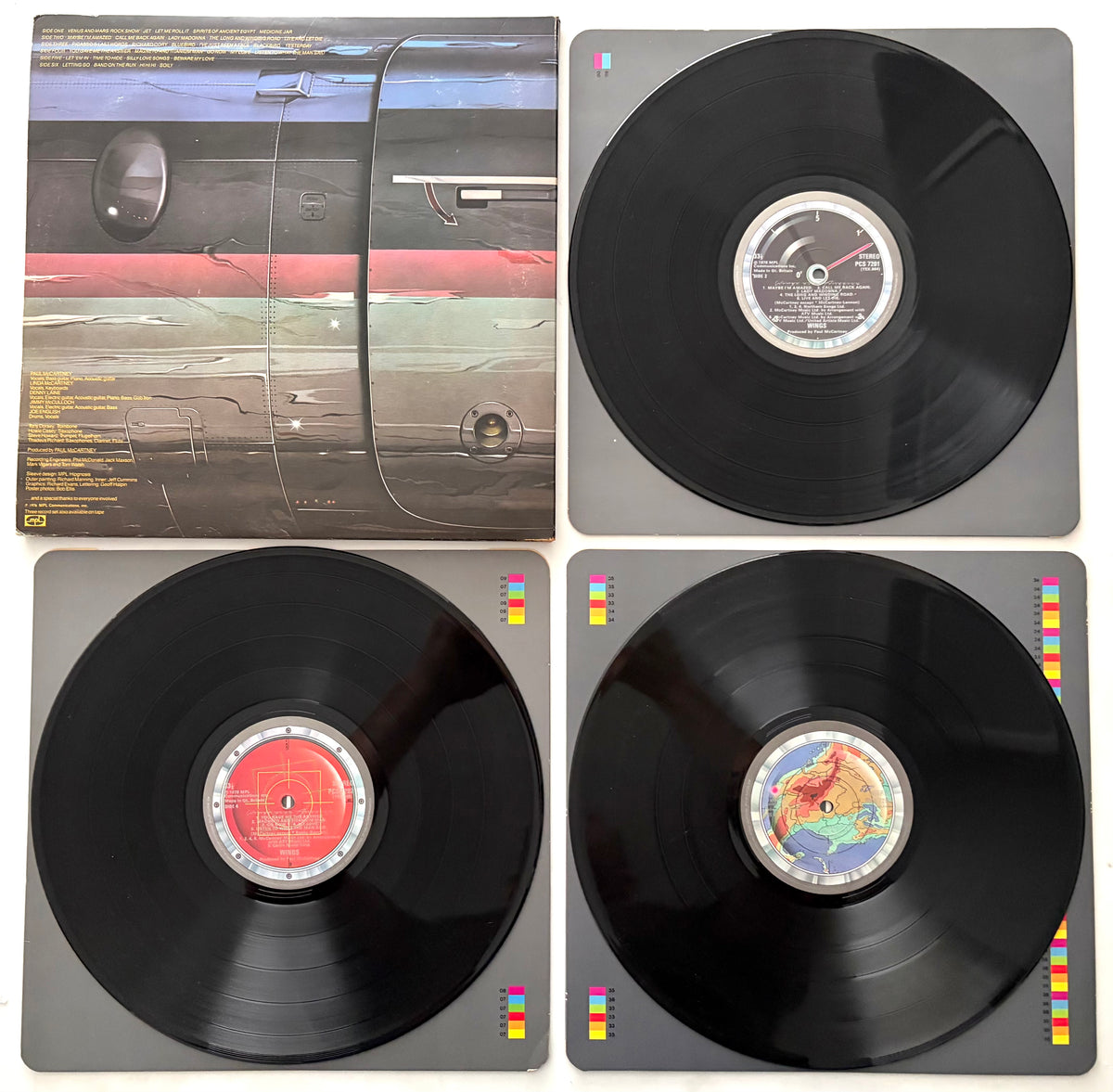 Wings - Wings Over America - Triple LP 12" Vinyl Album with Posters (1976)