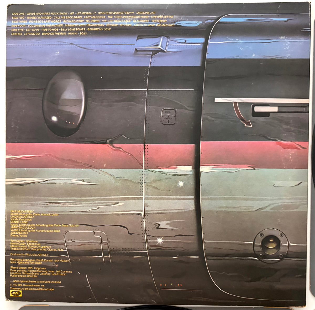 Wings - Wings Over America - Triple LP 12" Vinyl Album with Posters (1976)