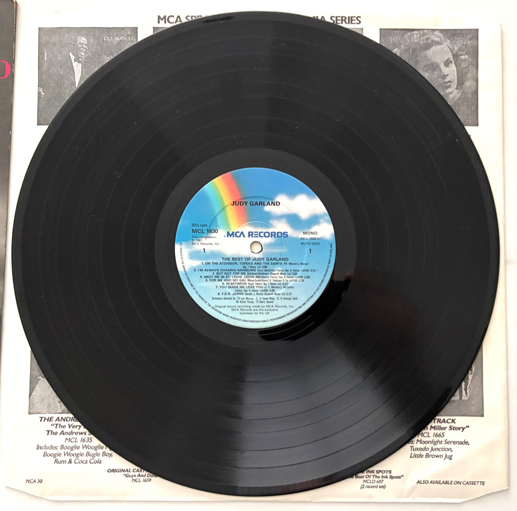 Judy Garland - The Best Of - LP 12" Vinyl Album (1981)
