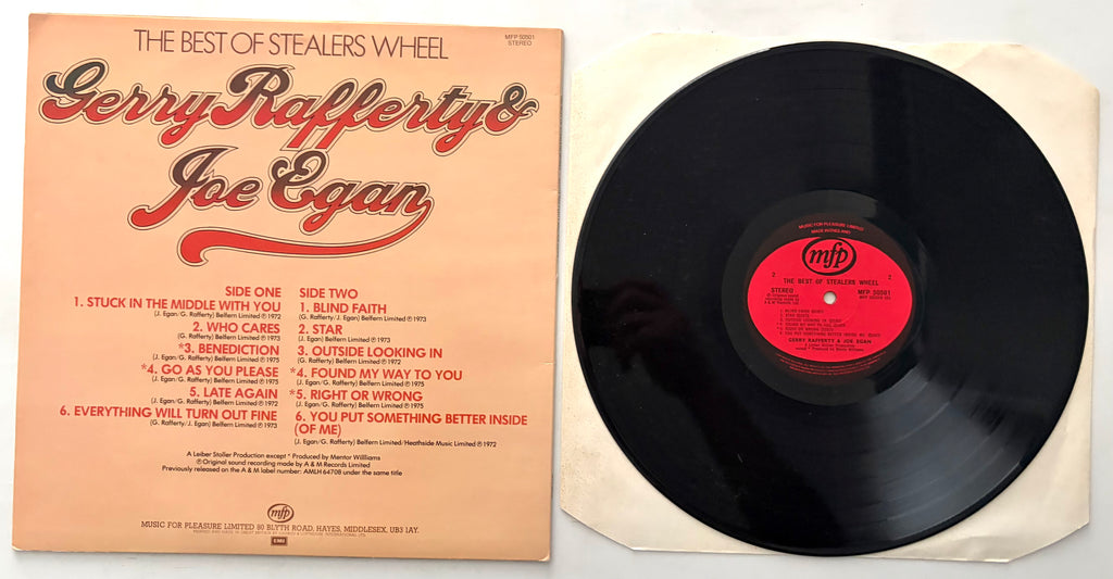 Gerry Rafferty & Joe Egan - The Best Of Stealers Wheel - LP Vinyl Album (1978)