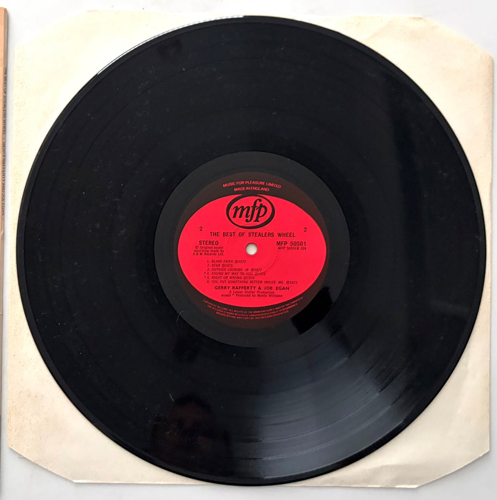 Gerry Rafferty & Joe Egan - The Best Of Stealers Wheel - LP Vinyl Album (1978)