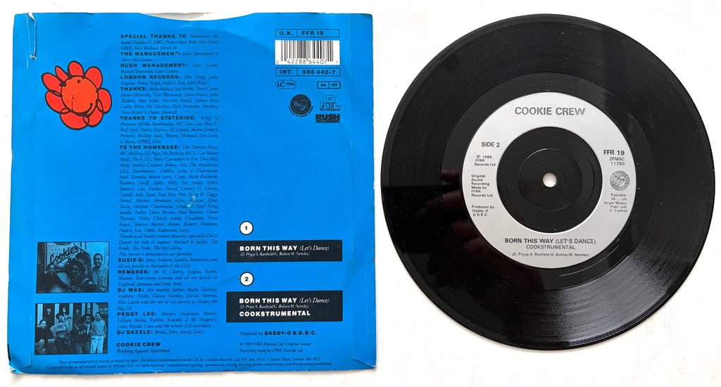 Cookie Crew - Born This Way - 7" Vinyl Single (1989)