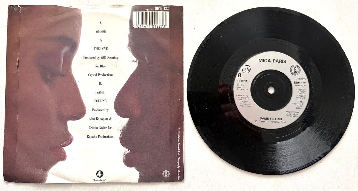Mica Paris & Will Downing - Where Is The Love - 7" Vinyl Single (1989)