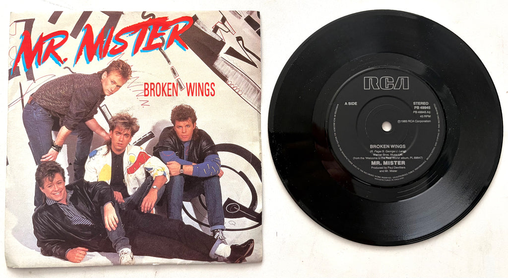 Mr Mister - Broken Wings - 7" Vinyl Single (1985)