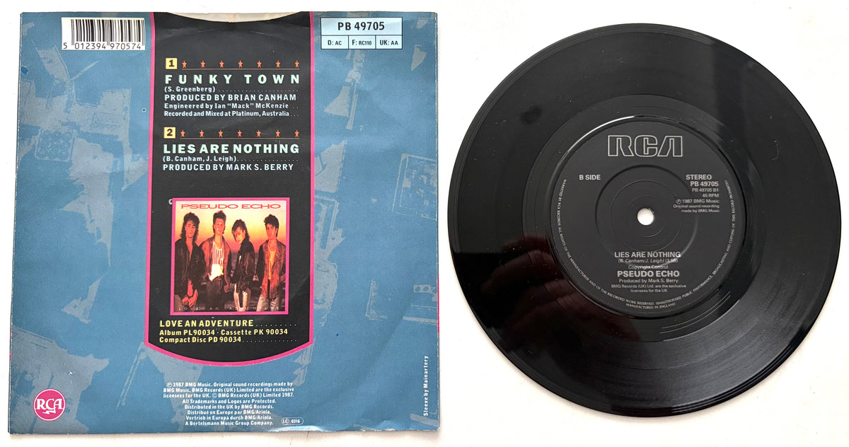 Pseudo Echo - Funky Town - 7" Vinyl Single (1987)