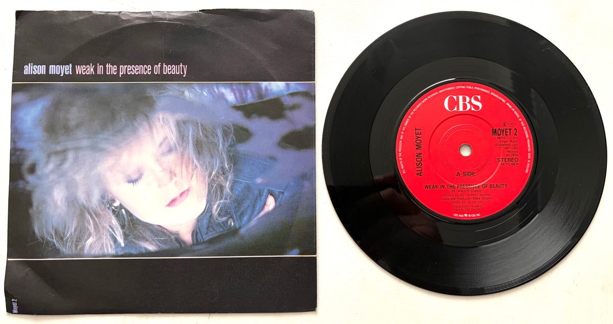 Alison Moyet - Weak In The Presence Of Beauty - 7" Vinyl Single, MOYET2 (1987)