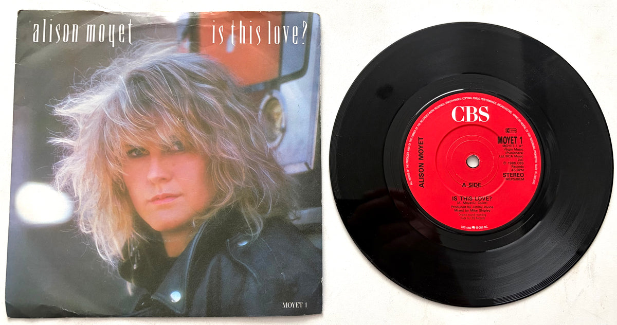 Alison Moyet - Is This Love? - 7" Vinyl Single (1986)