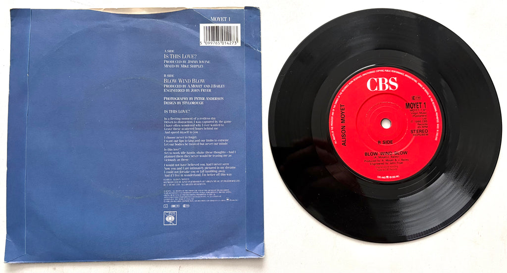 Alison Moyet - Is This Love? - 7" Vinyl Single (1986)