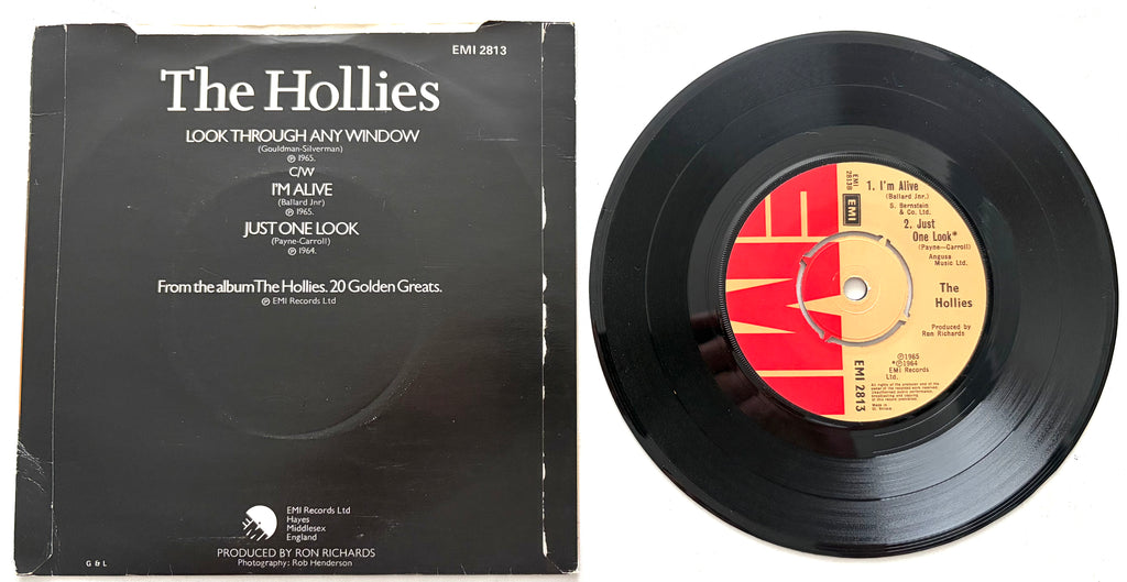 The Hollies - Look Through Any Window - 7" Vinyl Single (1978)