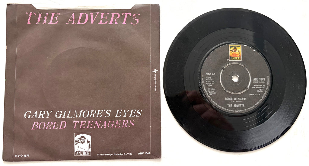 The Adverts - Gary Gilmore's Eyes - 7" Vinyl Single (1977)