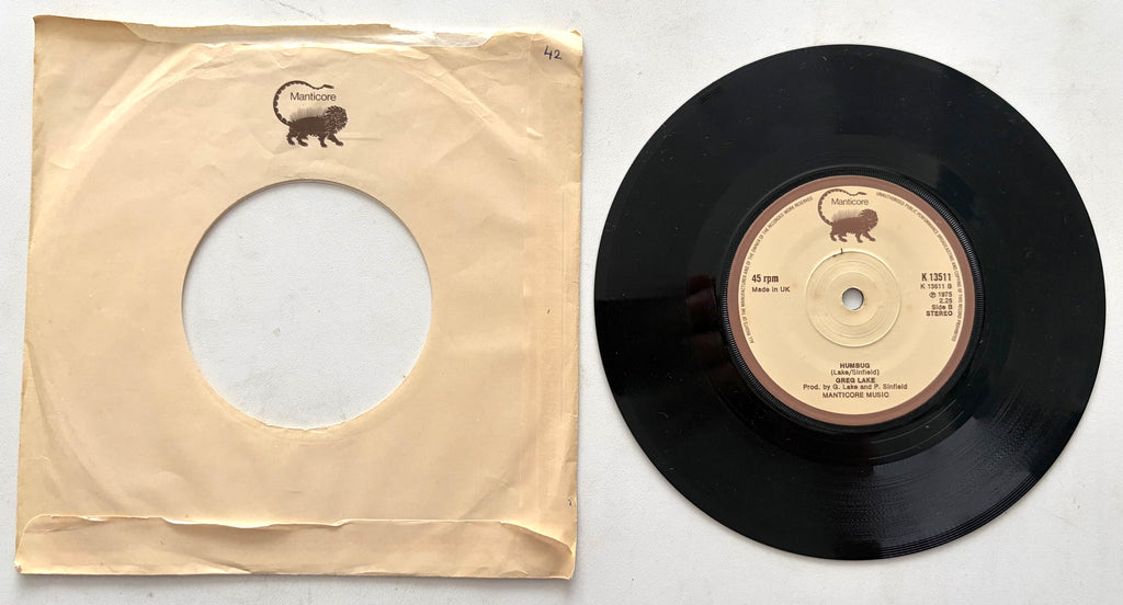 Greg Lake - I Believe In Father Christmas - 7" Vinyl Single (1975)