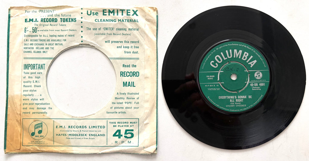 Chubby Checker - Let's Twist Again - 7" Vinyl Single (1961)