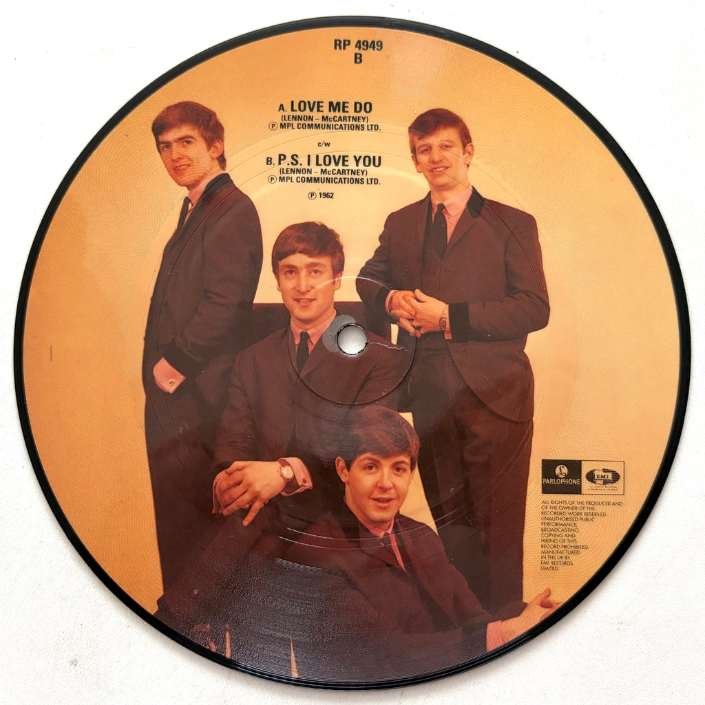 The Beatles - Love Me Do - Picture Disc 7" Vinyl Single (1962)