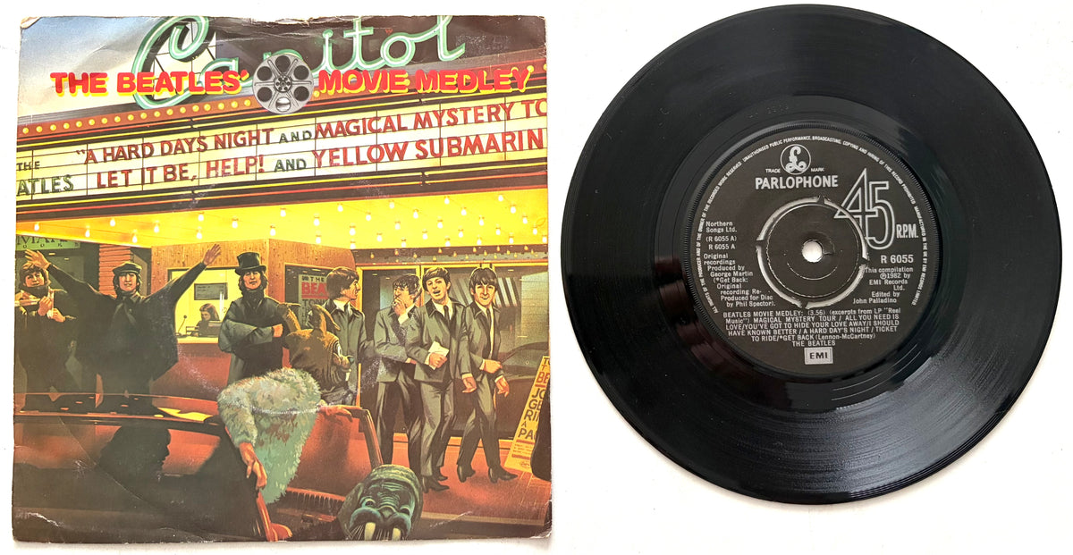 The Beatles - Beatles Movie Medley - 7" Vinyl Single (1982)