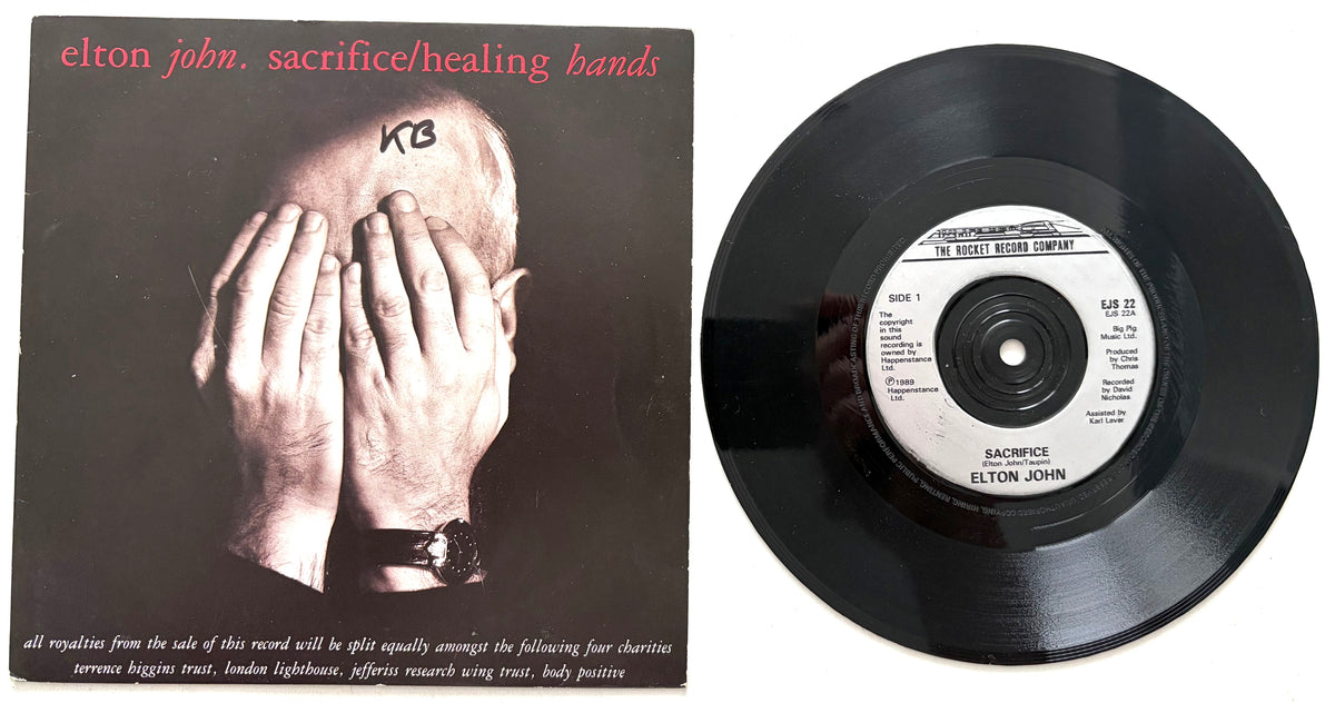 Elton John - Sacrifice - 7" Vinyl Single (1989)