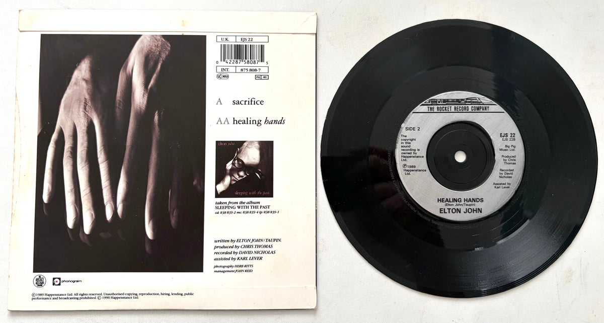Elton John - Sacrifice - 7" Vinyl Single (1989)