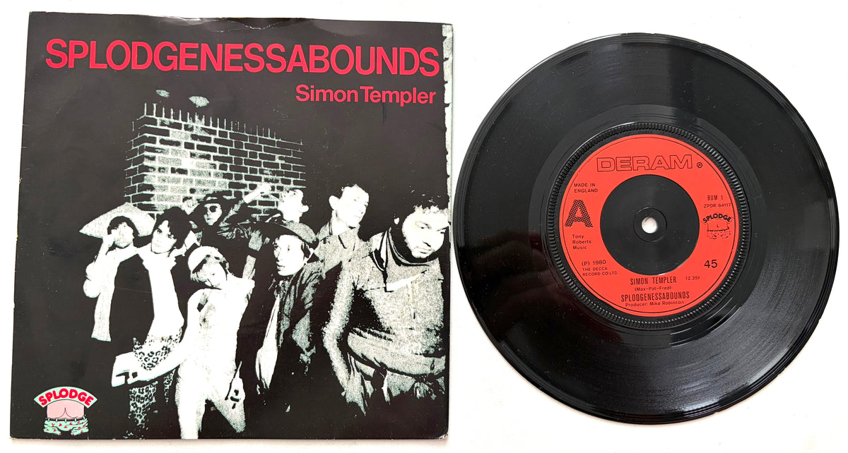 Simon Templer - Splodgenessabounds - 7" Vinyl Single (1980)