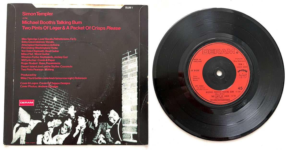 Simon Templer - Splodgenessabounds - 7" Vinyl Single (1980)