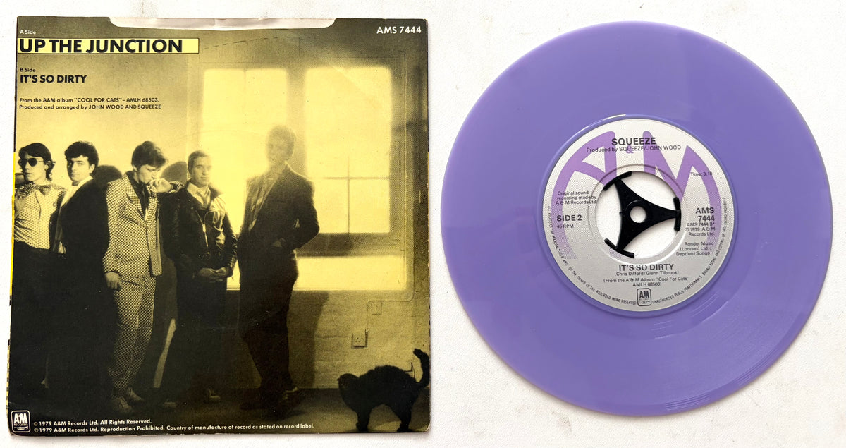 Squeeze - Up The Junction - Purple 7" Vinyl Single (1979)
