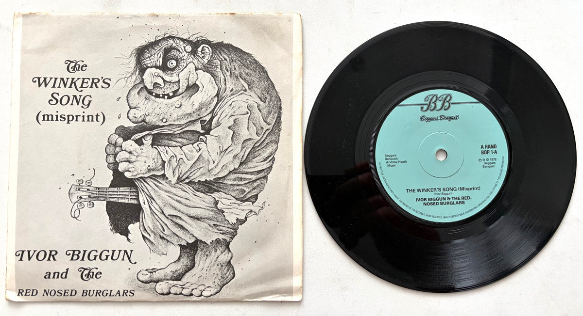 Ivor Biggun & The Red-Nosed Burglars - The Winker's Song - 7" Vinyl Single (1978)